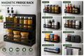 Magnetic Fridge Rack – Strong Magnet | Space Saving | Multipurpose (Pack of 1)