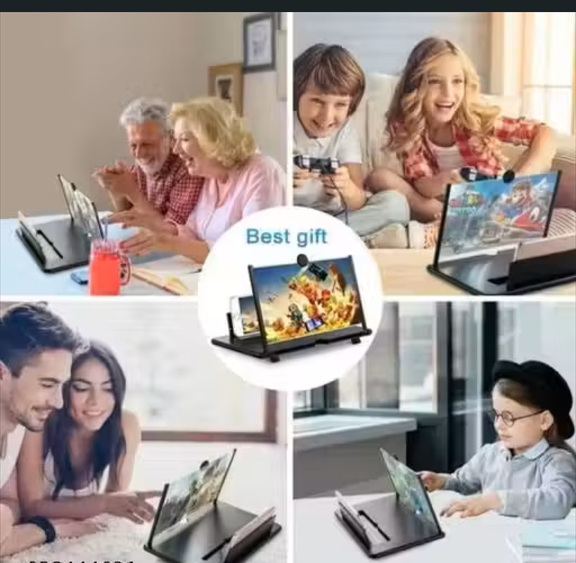 Mobile Phone Screen Projector – HD Screen Magnifier Stand | Video Watching Holder